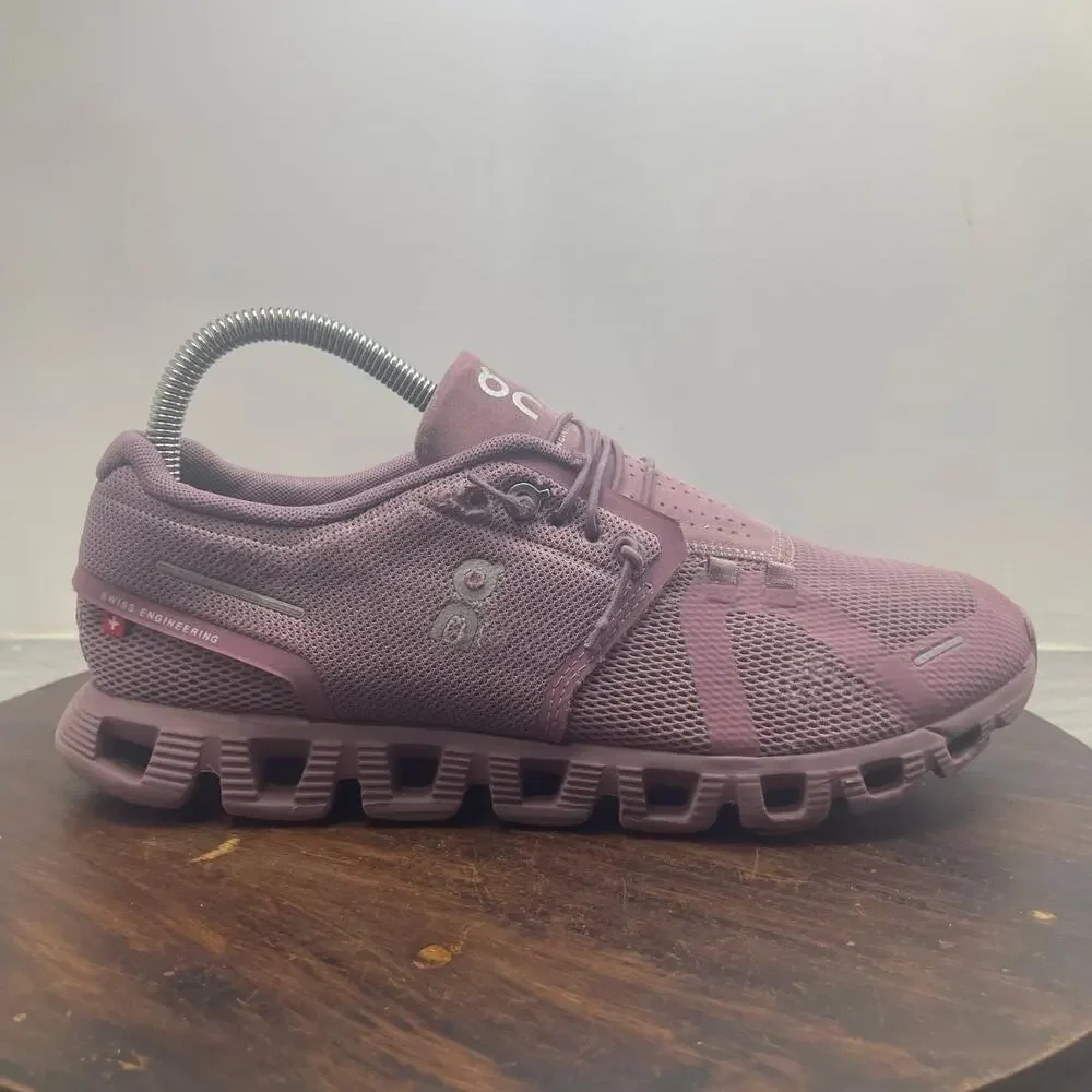 On Cloud 5 Mauve Purple Women's Running Shoes Sneakers Comfort Size 8